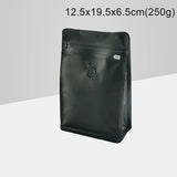 StoBag 20pcs 250g Color Matte Coffee Beans Bag Packaging with Valve Aluminum Sealed for Powder Nuts Storage Reusable Pouches