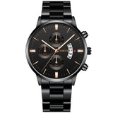 New Fashion Mens Sports Watches Luxury Calendar Quartz Wristwatch Business Watches Man Clock Relogio Masculino Reloj Hombre