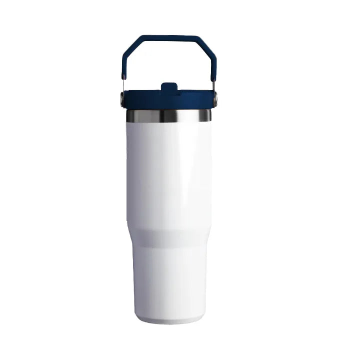 30OZ Sublimation Blank Tumbler Double Wall Stainless Steel Car Cup Coffee Mug Sublimation Water Bottle Vacuum Thermos Bottle