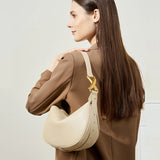 100% genuine leather women's bag designer creates luxury shoulder bag, fashionable new crossbody bag, commuting handbag