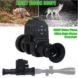 Digital Night Vision Riflescope Monocular HD 1080P 8X Zoom 850NM Infrared 200M Night Vision For Hunting Wild Adventure