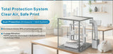 FYSETC FNATR For Bambu Lab A1 3D Printer Enclosure Transparent Acrylic Sturdy Designed 3D Printer Cover with Filter System