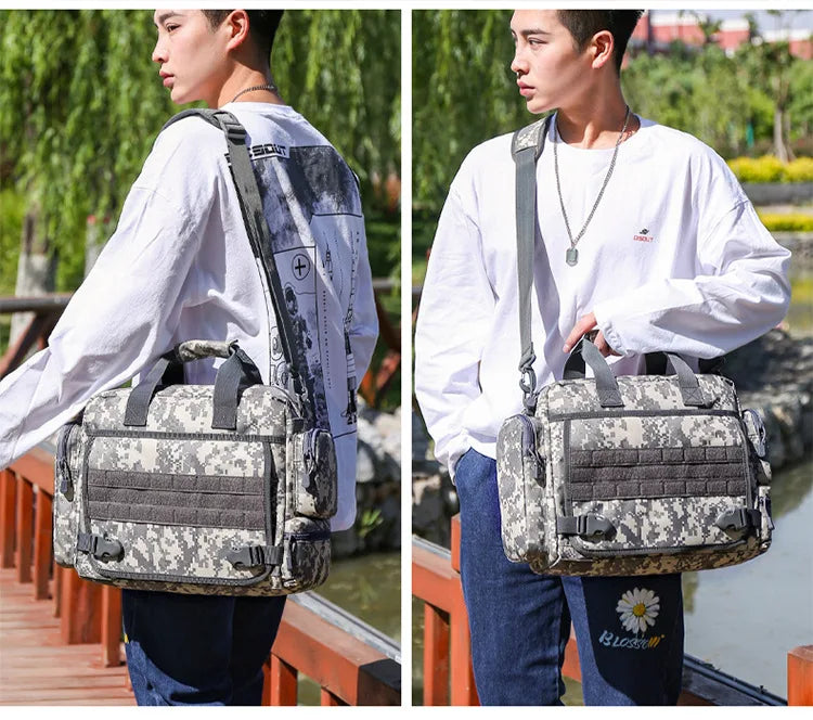40L Portable Backpack Tactics Multifunction Outdoor High Capacity Camping Backpacks Army Diagonal Span Bag