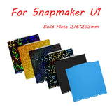 Build Plate For Snapmaker U1 Upgrade Accessories Build Plate Smooth PEI Steel Plate Super Adhension Heat Bed For Snapmaker U1