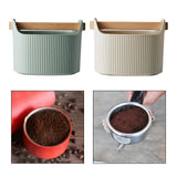 Coffee Grind Knock Box with Detachable Knock Bar Knock Coffee Ground Dump Bin for Coffee Shop Espresso Restaurant Bar Office