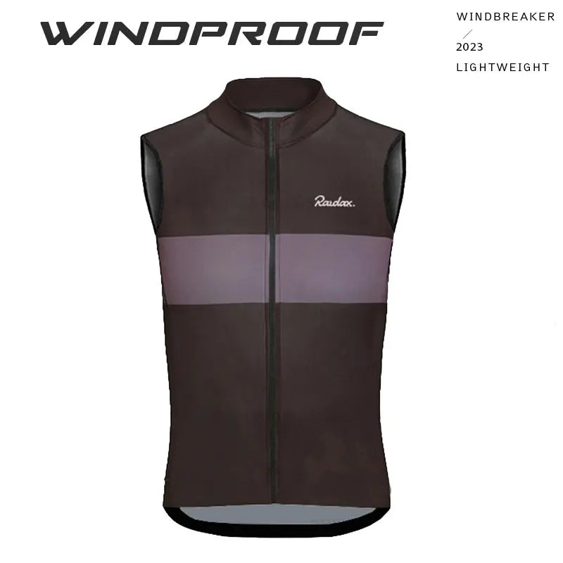 2025 RAUDAX New Cycling Sweatshirt Summer Windproof Lightweight Sleeveless Men's Mountain Bike Tops Racing Gilet Ropa Ciclismo