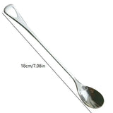 2Pcs Stainless Steel Coffee Stirring Spoon Long Handle Ice Cream Dessert Tea Spoon For Picnic Drinkware Tableware Kitchen Supply