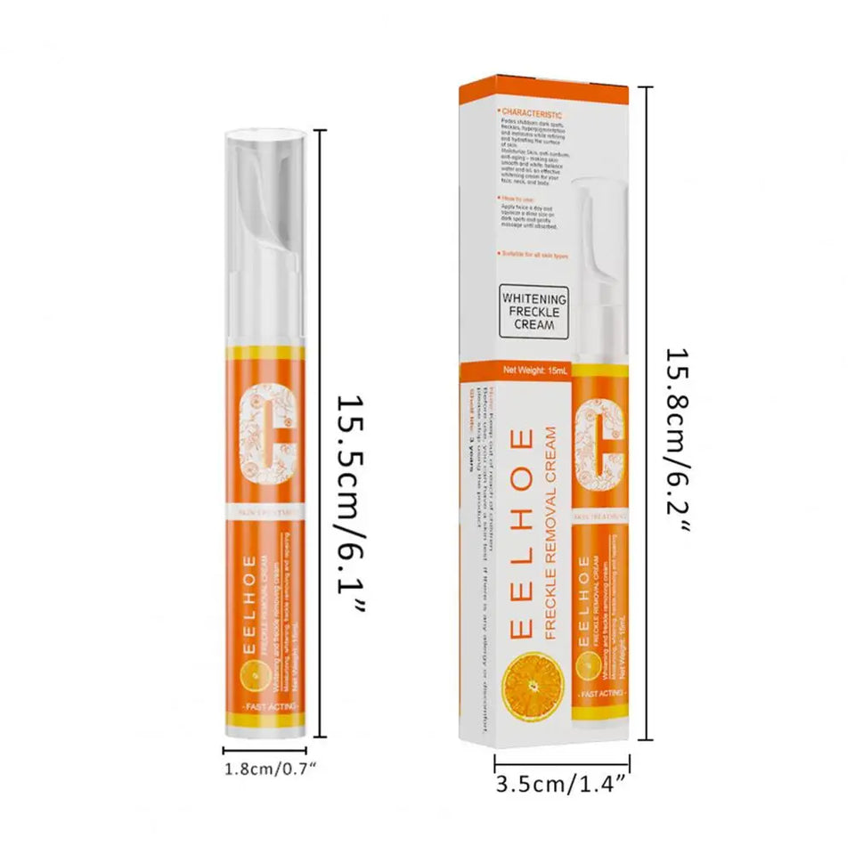 15ml  Skin Care Cream Functional Vitamin C Brightening Face Cream Compact Face Cream  Freckle Removal Cream Pen for Female
