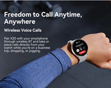 Blackview 2024 New Smartwatch X20 Watch AMOLED Display Hi-Fi Bluetooth Phone Calls Health and Fitness Tracking  for ISO Android