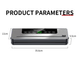 Electric Vacuum Sealer Food Storage Seal Touch Button Dry/Wet Built-in Cutter Kitchen Food Sealing Vacuum packaging machine