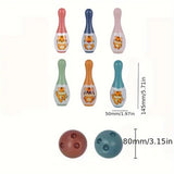 Children's bowling toys, indoor and outdoor sports toys, children's Christmas gifts, New Year gifts