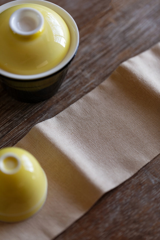 Thick Handmade Cotton Linen Tea Towel Double Sided Water Absorbent Tea Tablecloth Tea Set Mat Tea Tray Cup Coaster Pot Holder