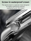 ADDIESDIVE AD2066 Men's Luxury Watch 10Bar Waterproof BGW9 Super Luminous 316L Stainless Steel reloj hombre VH31 Quartz Watches