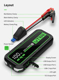 UTRAI  20000mAh Car Jump Starter Power Bank 6000A Car Booster Auto Emergency Starting Device Jump Start for Petrol Diesel