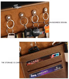 Men's Women's handbags Room Delivery Box Toolbox Information Storage Bag Suitcase Key Leather Business File Box