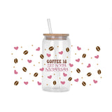 Coffee vibe Series easy peel waterproof DIY decoration decals 3D transfers uvdtf crystal sticker 16oz uv dtf cup wraps