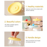 Silicone Cup Cover Round Tea Coffee Sealed Lids Anti-Dust Reusable Drink Covers Heat Resistant Mugs Cups Drinking Accessories