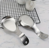 1pc Durable Stainless Steel Soup Spoon Rest Tray-Sleek, Simple Design for Home Commercial Use | Holds Spoons Small Kitchen Tools