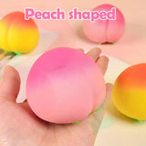 Peach stress-relieving toys – Slow Rising Stress Relief for Kids & Adults, Squeeze Anti-Anxiety Sensory Fidget Toy