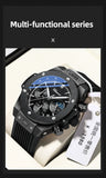 CHENXI Top Brand Luxury Watches for Mens Creative Fashion Luminous Dial with Chronograph Clock Male Casual Wristwatches