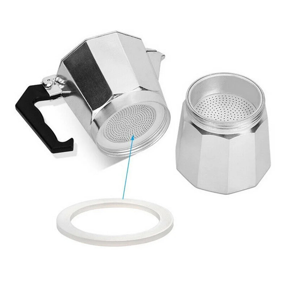 Coffee Rubber Sealing Ring Gasket Washer Gasket Replacenent Cups Rings For Moka Pot Espresso Coffee Makers Kitchen Supplies
