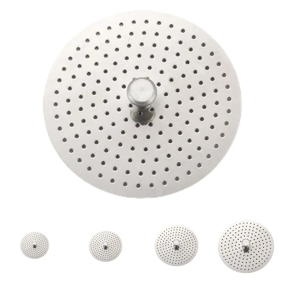 1/2/3/6/9/12cup Filter Moka Pot Espresso Tamper Filter Pressed Powder Reducing Filter For Mocha Pot Coffee Pot Kitchen Accessory