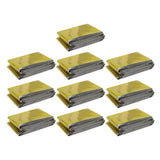 Hiking, mountain climbing, emergency blankets, camping, survival equipment, gold and silver double-sided insulation, sun protect
