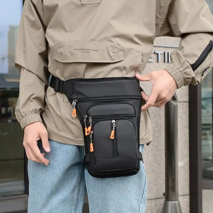 Waterproof Drop Leg Bag Waist Bags Men Shoulder Bags Thigh Waist Fanny Pack Pouch Outdoor Hiking Ride Motorcycle Leg Bag