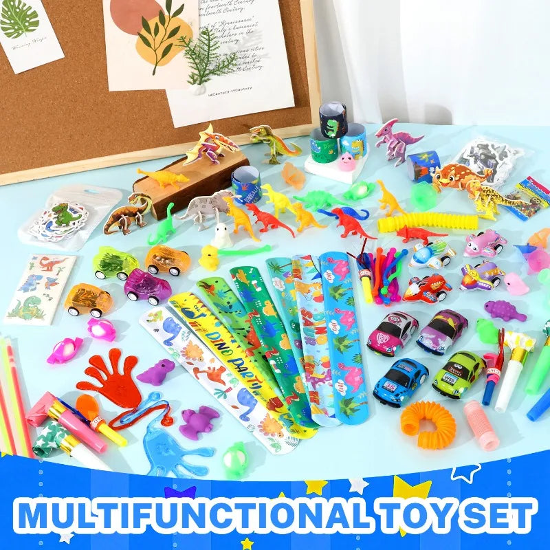 350Pcs Kids Party Favor Set Fun Birthday Wedding Carnival Christmas Gifts Pack for Kindergarten Prizes Guest Toy Collection