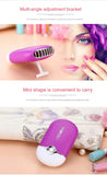 New USB Mini Fan Air Conditioning Blower USB Charging Fan Eyelash Hair Dryer Portable Nail Polish Quick Dry Pocket Cooling Fan