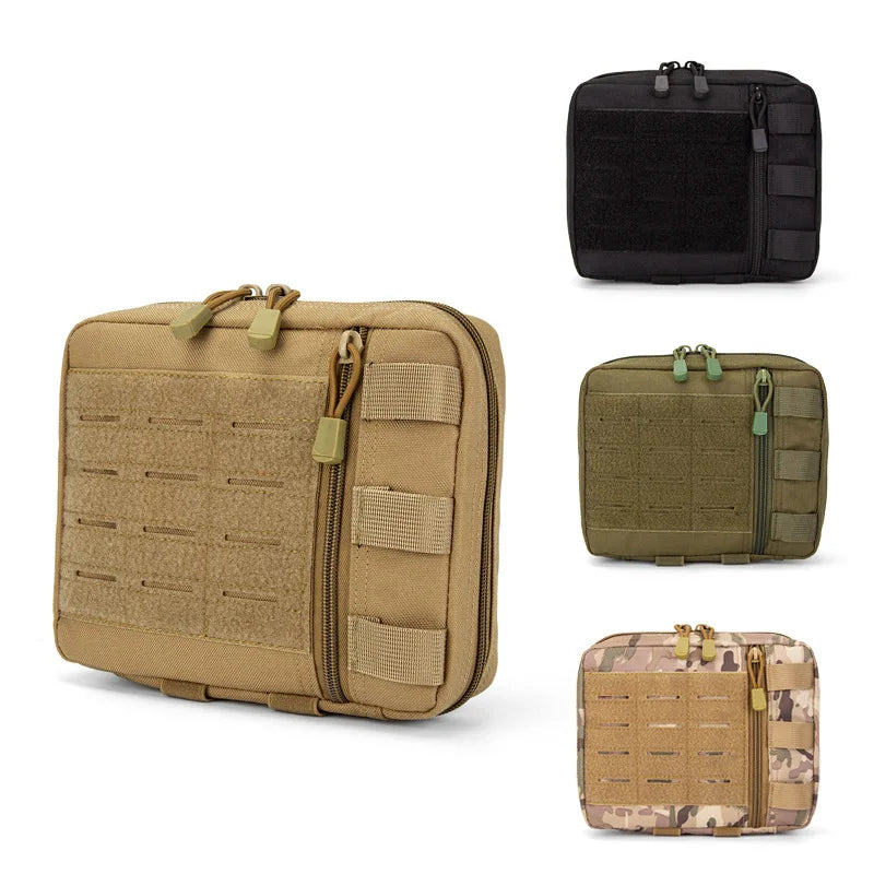 1000d Nylon Molle Admin Drop Pouch Bag, Laser Cut Utility Pouch Modular EMT EDC Organizer Cell Phone Tool Waist Pouch Bag