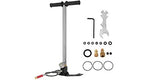 SucceBuy 3 Stage PCP Pump + Pressure Gauge 4500PSI Tire Kayak Ball Inflatable Air Gun Filling Stirrup High Pressure Hand Pump