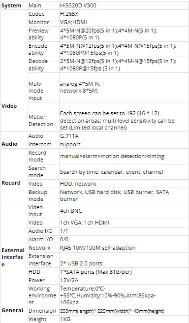 Gadinan 5MP 1080P Bullet Video Surveillance AHD DVR Recorder Waterproof Camera 24 infrared lights AHD CCTV Camera System Kit