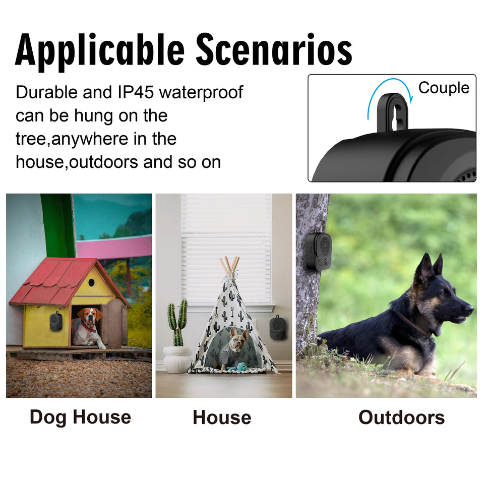 Ultrasonic Barking Stop Device Dog Driving Device Remote Control Noise Prevention Training Device Automatic Dog Barking Stopper