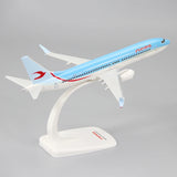 1:200 Scale B737 MAX8 neos Airlines ABS Plastic Airplane Aircraft Plane Model Toy Assembly Resin for Collection