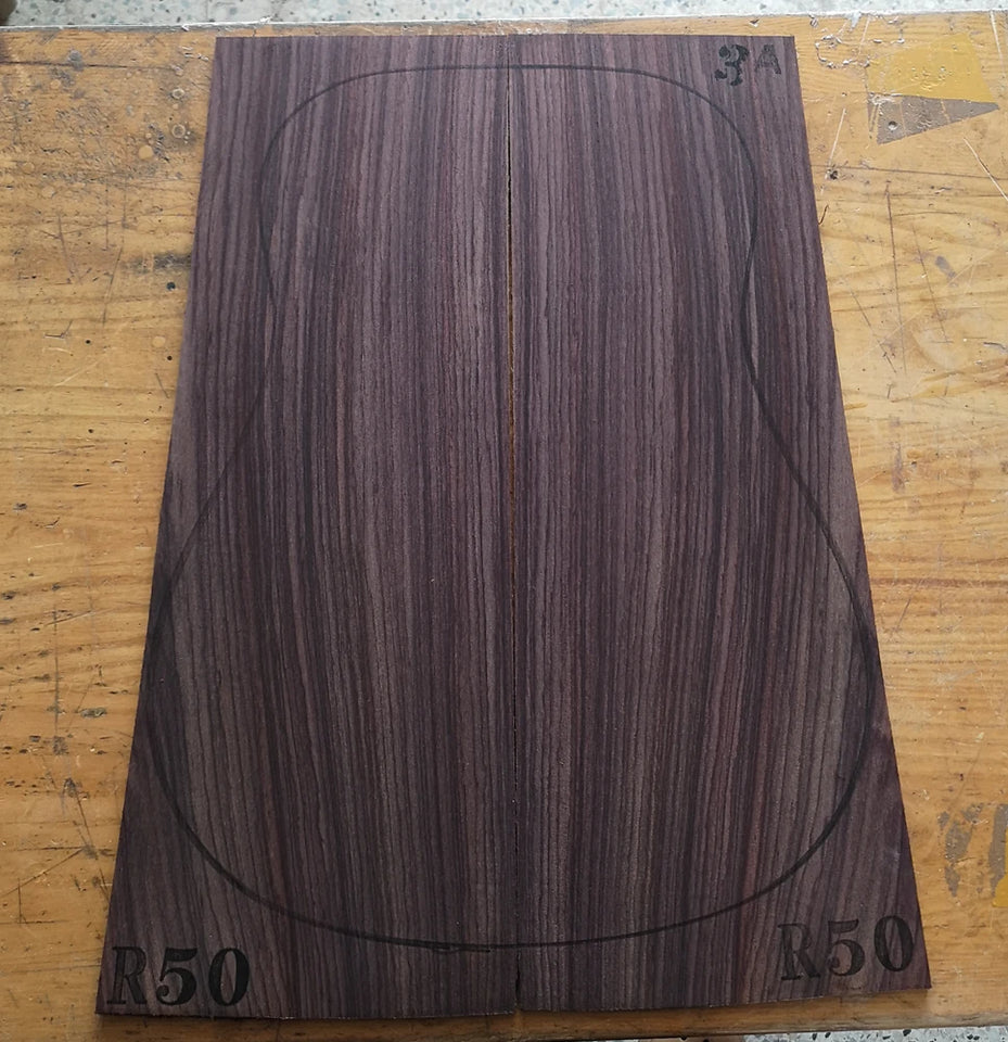 AAA Grade India Rose guitar back/side board All-Solid acoustic Guitar making material accessories Solid Woods Number selection