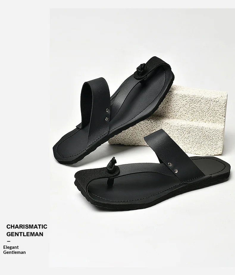 Summer New Minimalist Style Sandals With Exposed Toes Comfortable And Breathable Personalized And Fashionable Original Design