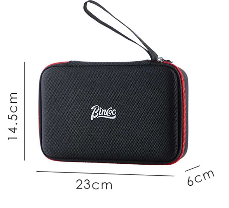 Portable Hand-shaking Bean Grinder Storage Bag Coffee Grinder Protective Case Portable Takeaway Bag Coffee Utensils Storage Bag