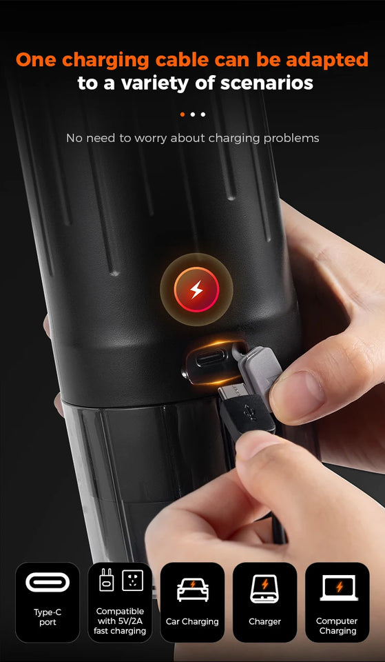 IKAPE Portable Coffee Machine Fit Capsules Ground Coffee Handheld Coffee Maker Manually For Camping Hiking No Heating Function