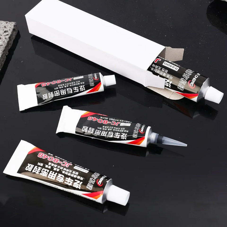 Car Door Sealant Adhesive Automotive Weatherstrip Repair High Temp Silicone Glue Waterproof Soundproof Universal Auto Fix Tool