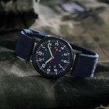 YIKAZE Military Men's Watches Luminous Shock Resistant Men Sports Watches Canvas Strap Simple Outdoor Quartz Wristwatch for man