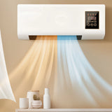 2 in 1  Portable Air Conditioning Cool Warm Dual Use Wall Mounted Heater 1800W Wall Mounted with Remote Control for Bedroom