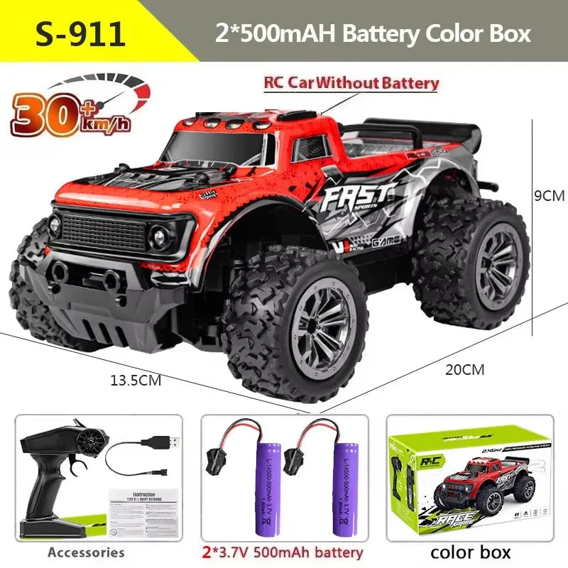 1:20 4WD RC Drift Car 30km/h High Speed RC Cars Toys For Adults And Kids 2.4G Remote Control Cars Off Road Monster Truck
