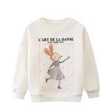 Jumping Meters 2-7T New Arrivals Girls Sweatshirts Bunny Applique Toddler Clothing Hooded Tops Autumn Spring Baby Costume