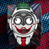 LIGE 2025 TOP Men's Watches Quartz Clown Dial Watches Unique Strange Fashion Cool Watch Waterproof watches for men reloj hommes