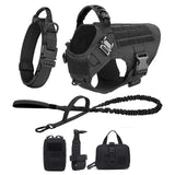 Large Dog Harness And Leash Set Pet German Shepherd Malinois Training Walking Vest Dog Harness And Collar For Medium Large Dogs