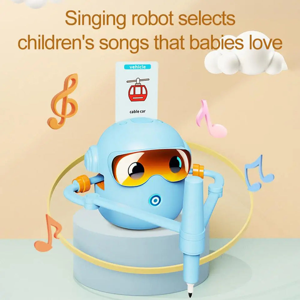 Voicebots Drawing Robot For Kids Voice Interactive Educational Drawing Machine Magic Painting Robot Gift For Boys Girls