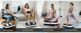 Vibration Plate Fitness Multi-Function Vibration Trainer 330lbs 120 Levels Whole Body Workout for Home Gym Muscle Relax Exercise