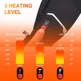 Waterproof Snowboard Cycling Motorcycle Bicycle Skiing Winter Gloves Crab Finger Style Heating Hand Warm Electric Thermal Gloves