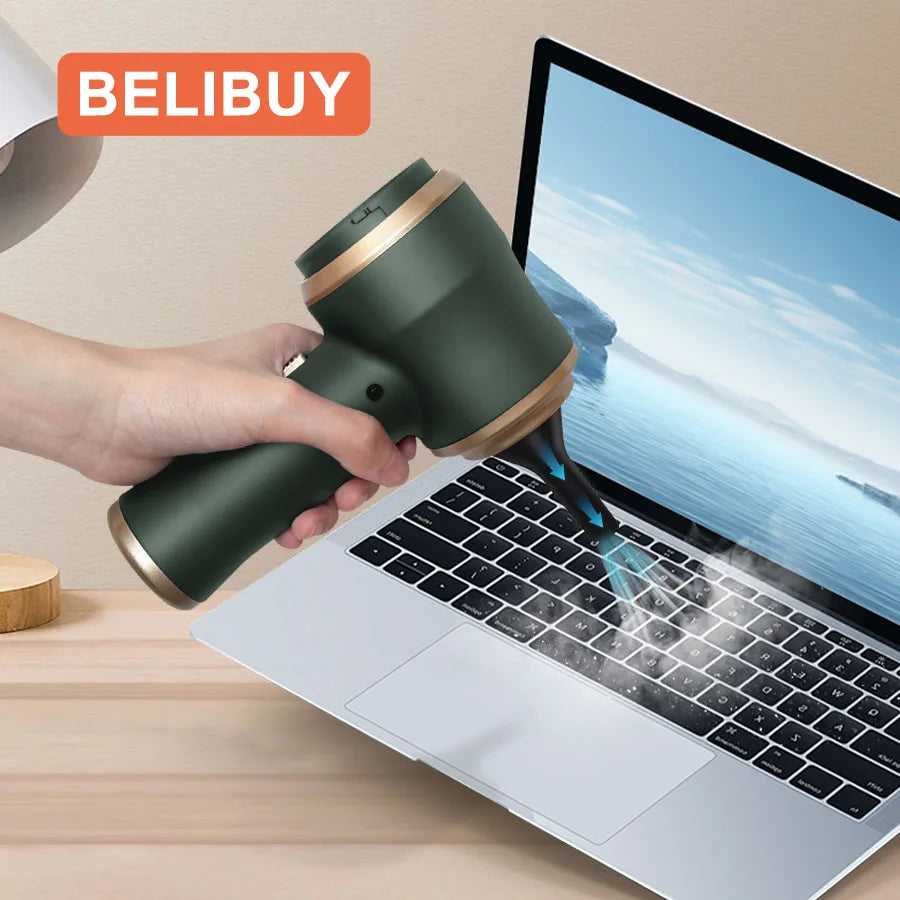BELIBUY Portable Home and Car Vacuum Cleaner High Power Cleaner Carpet Office Car Powerful Small Vacuum Cleaner Cleaning machine